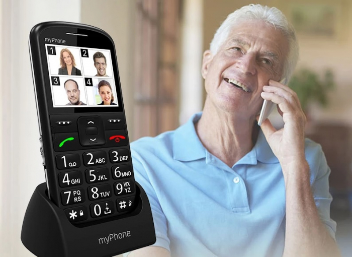 Telefon seniori meniu RO butoane mari ecran 2.2" camera foto radio FM difuzor lanterna functie SOS bluetooth Halo2 [6]
