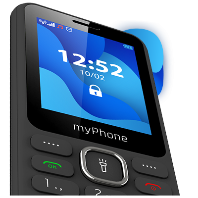 Telefon seniori meniu RO butoane mari ecran 2.4" camera foto radio FM difuzor lanterna functie SOS bluetooth myphone 6320 [2]