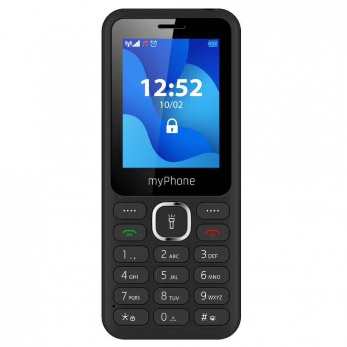 Telefon seniori meniu RO butoane mari ecran 2.4" camera foto radio FM difuzor lanterna functie SOS bluetooth myphone 6320 [9]