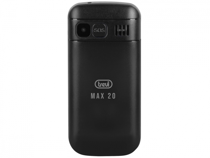 Telefon seniori butoane mari iluminate camera foto, difuzor, lanterna, agenda 150,  5 numere cu functie SOS, bluetooth ,iesire casti, ceas, alarma Trevi Italia MAX2000 [5]