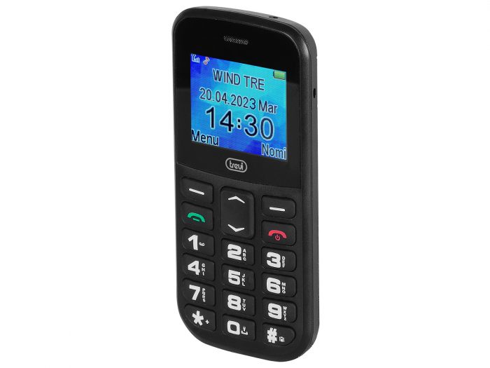 Telefon seniori butoane mari iluminate camera foto, difuzor, lanterna, agenda 150,  5 numere cu functie SOS, bluetooth ,iesire casti, ceas, alarma Trevi Italia MAX2000 [3]