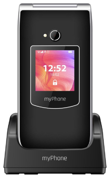 Telefon seniori cu clapeta myPhone 2G soclu incarcare butoane mari  doua ecrane 2.4 si 1.4 inch [2]