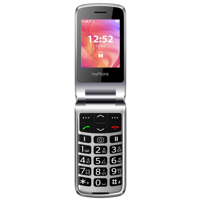 Telefon seniori cu clapeta myPhone 2G soclu incarcare butoane mari  doua ecrane 2.4 si 1.4 inch [4]