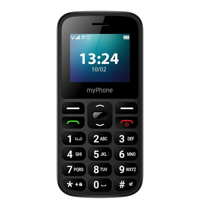 Telefon seniori frecventa 4G  compatibil DIGI ecran 1.77” camera 0.3MP acumulator 800mAh Halo A LTE Meniu RO Negru [5]