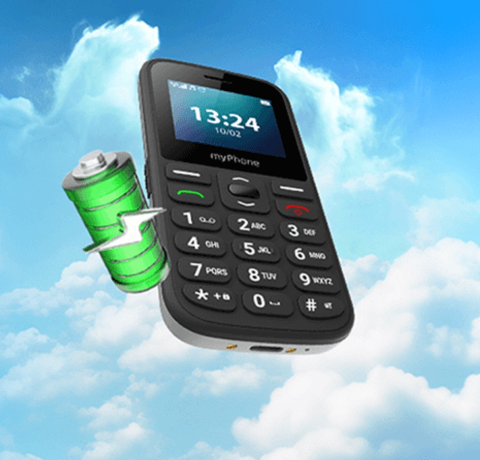 Telefon seniori frecventa 4G  compatibil DIGI ecran 1.77” camera 0.3MP acumulator 800mAh Halo A LTE Meniu RO Negru [7]