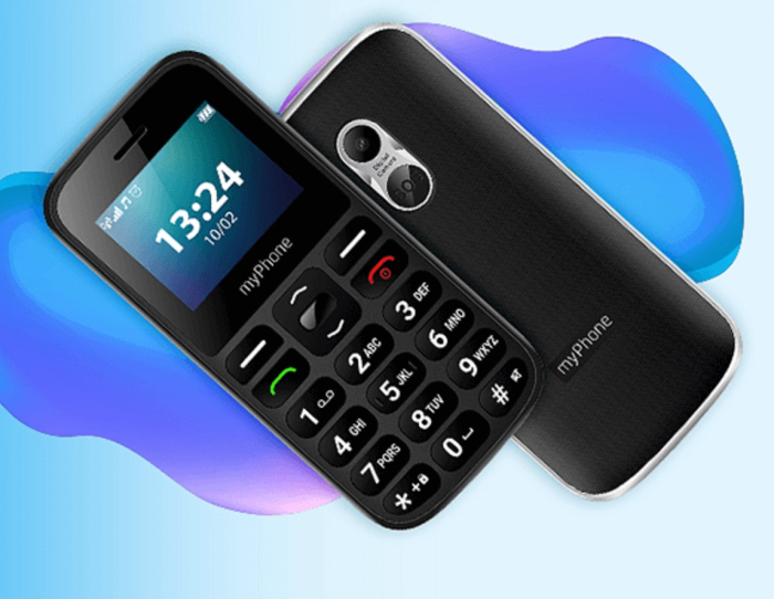 Telefon seniori meniu RO frecventa 4G compatibil DIGI ecran 1.77” camera3MP  800mAh HaloA LTE Negru [10]