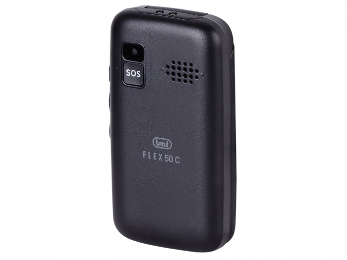 Telefon seniori Trevi Italia pliabil butoane mari camera foto, radio FM, difuzor, lanterna, agenda 250,  5 numere cu functie SOS, bluetooth ,iesire casti, reportofon, ceas, alarma [2]