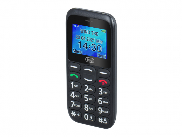 -RESIGILAT- Telefon seniori Trevi Italia SICURO 10 cu butoane mari iluminate difuzor, lanterna, agenda 200,  5 numere cu functie SOS, ceas, alarma-RESIGILAT- [6]