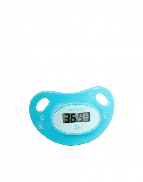 Termometru pentru copii tip suzeta, ecran LCD indicator febra, baterie slaba, semnal sonor, baterie CR2032 CADOU [2]