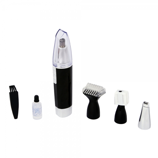 Trimmer 4 in 1 pentru tundere par nas, urechi, sprancene, barba si mustata, alimentare baterie AA [3]