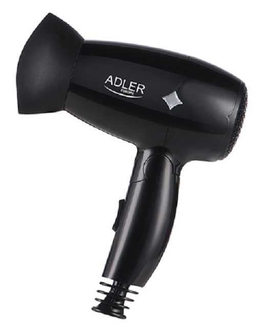 Uscator de par cu maner pliabil Adler 2251 1400W concentrator de aer cablu 173 cm negru [2]