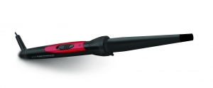 Ondulatoare de par - Ondulator Salma cu tambur conic 13-25 mm, invelis ceramic, 180 grade incalzire rapida, bucle luxuriante eficienta maxima la par uscat.