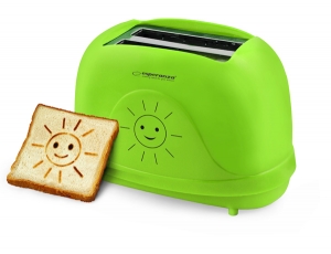 Prajitor de paine toaster cu modele Smiley cu 3 functii de la 1 pana la 7 grade diferite de prajire de la moale pana la crocant oprire automata [3]