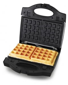 Aparat de sandwich Portadellaa 3in1 cu placi interschimbabile pentru  waffe, grill sau sandwich culoare alba [1]