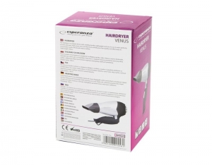 Perie de indreptat parul, ceramica, max. 230 ° C,  afisaj LCD pachet cu  Uscator par cu maner pliabil ergonomic ideal calatorii [2]