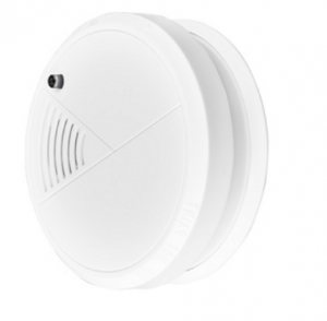 Alarma detector  pentru fum cu senzor optic pentru protectie si prevenire incendii baterie 9v inclusa [1]