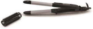 Placa de par si ondulator 2 in 1, ceramica speciala design ergonomic, ideala pentru a indrepta sau ondula parul, incalzire rapida, max. 200 °C Glamour, [2]