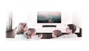 Soundbar Bluetooth 10W RMS cu microfon pentru apeluri telefonice, conectivitate 10m compatibila si cu televizoarele smart [1]