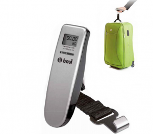 Cantar de bagaje Trevi Italia digital portabil,precizie inalta, max. 50kg, alimentare CR2032 3V - baterie cadou [0]