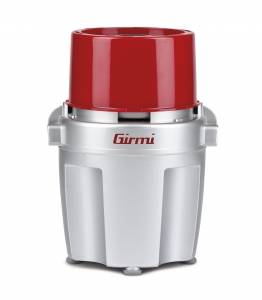 Blendere & Tocatoare - Tocator chopper Girmi - TR20 cu lame din titan, putere 500W, rosu-argintiu
