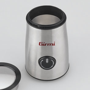 Rasnita cafea Girmi - MC01 cu lame si corp din inox, capacitate 50g, 150W, inox-negru [2]