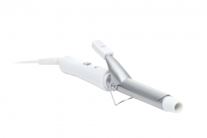 Ondulator de par cu invelis ceramic, tambur 19mm, incalzire rapida pentru bucle luxuriante, alb [1]