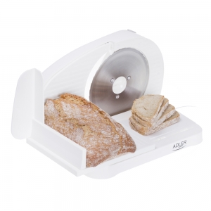 Electrocasnice & Climatizare - Feliator electric multifunctional Kitchenmax feliere mezeluri, legume, branzeturi, paine reglare manuala intre 0-1.5 cm, alb