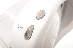 Feliator electric multifunctional Kitchenmax feliere mezeluri, legume, branzeturi, paine reglare manuala intre 0-1.5 cm, alb [4]