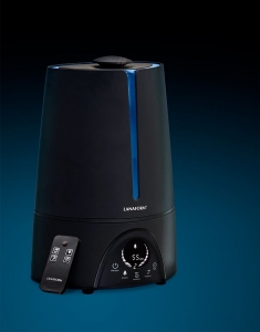 Umidificator aer Lanaform - New Vapolux capacitate 4.5l , detectare si afisare umiditate, 3 viteze, telecomanda, autonomie 12h, productie de ioni negativi [3]