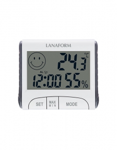Termohigrometru digital usor de citit, functie de memorie, masoara temperatura si umiditatea [4]