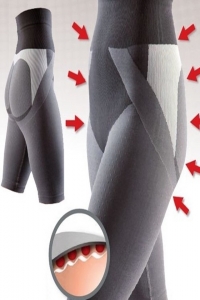 Colanti cu efect de modelare, intarire, cu turmalina, masaj 3D marime L, gri, ideali pentru activitate sportiva [2]