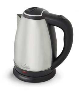 Cani electrice si fierbatoare - Cana electrica Roraima inox, putere 1800W, capacitate 1.8L, oprire automata dupa fierbere, capac etans pentru mentinere temperatura