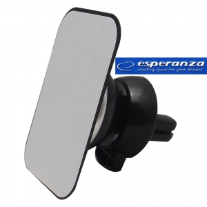 Suport auto Esperanza universal magnetic cu sistem de prindere la ventilatie la toate auto, negru, rotatie 360 grade posibilitati diverse [2]