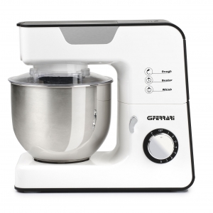 Mixer cu bol din otel inoxidabil PastaOK cu performante profesionale 8 viteze + functie Pulse, vas 5.2l, 1300W, alb [0]