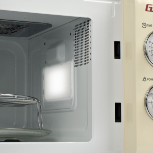 Cuptor cu microunde Girmi retro vintage, 20l, 700W, timer, grill, cream [3]