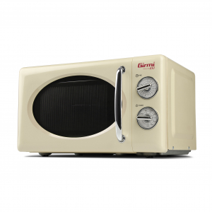 Cuptor cu microunde Girmi retro vintage, 20l, 700W, timer, grill, cream [1]