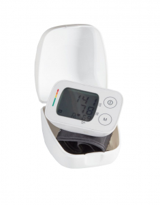 Tensiometru de incheietura Lanaform masuratori precise, total automatizat, ecran LCD, functie de monitorizare a tensiunii arteriale si a ritmului cardiac, memorie masuratori, portabil [5]