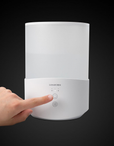 Umidificator aer si difuzor arome 2 in 1 cu ultrasunete Lanaform Dobra 2.5l, 30mp touch screen, mod noapte, oprire automata, silentios [1]
