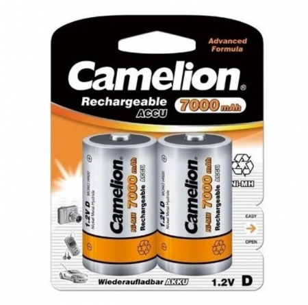 Lanterne - Acumulatori R20 (D) set de 2 bucati 7000 mAh putere fabricatie NI-MH Camelion Germania