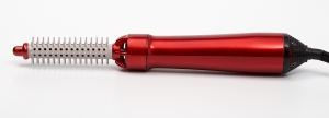 Perie electrica cu 2 capete interschimbabile, 3 setari temperatura, 550W, rosie [7]