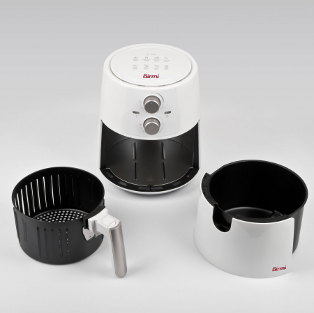 Friteuza cu aer cald fara ulei Girmi FG94 capacitate 3.5L, timer, termostat reglabil 80-200 grade, alb [1]
