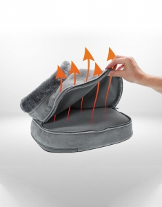 Aparat de masaj 2 in 1 Shiatsu Comfort si incalzire, 4 capete rotative, directie de rotatie dubla, 2 niveluri incalzire si vibratii, functie oprire automata [5]