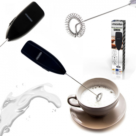 Aparat spumare lapte cu varf spiralat rotativ din inox Mesko 4502 [4]