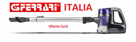 Ingrijire locuinta - Aspirator multifunctional G3Ferrari - Revolution multi ciclonic 450W, filtru HEPA, consum redus, clasa A,