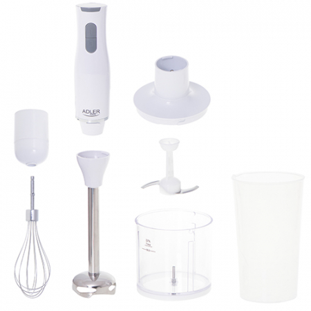 Blender chopper si mixer 3 in 1 din otel inoxidabil cu 2 vase gradate de 450 ml si 750 ml AD4620 [1]