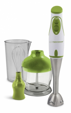 Blender chopper si mixer 3 in 1 din otel inoxidabil cu 2 vase gradate de 500 ml si 750 ml MEKM003G [3]