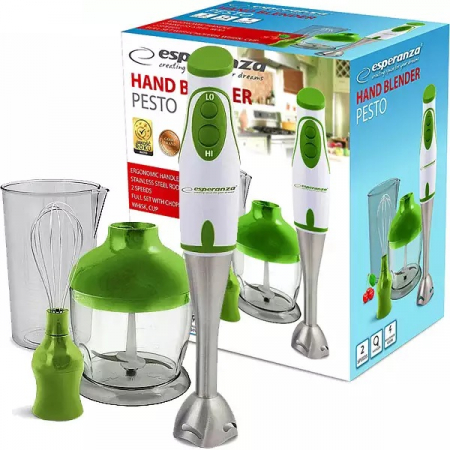 Blender chopper si mixer 3 in 1 din otel inoxidabil cu 2 vase gradate de 500 ml si 750 ml MEKM003G [5]
