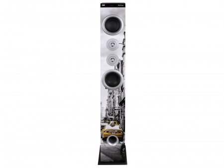 Boxa turn 100cm   Trevi Italia 0XT10451  All in One 3 difuzoare+surround+woofer+bass reflex, Bluetooth, USB, SD, AUX-IN jack 3.5, USB Charge, telecomanda 50W [4]