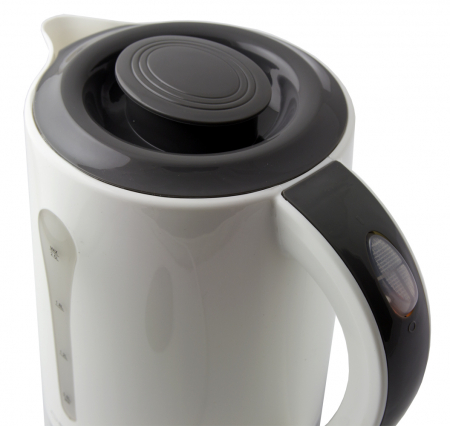 Cana electrica gradata 2.5L Rio Grande, protectie supraincalzire, oprire automata, baza rotativa, alba [3]