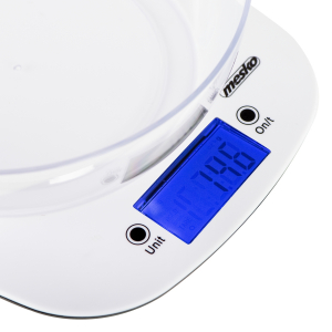 Cantar electronic de bucatarie cu bol 1.4l MEMS3165 cantarire maxima 5 kg precizie 1g functie tare si zero [1]